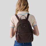 KATE SPADE Carter Ksnyl Dome Backpack Hot Fudge KP110