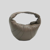 LEMAIRE Mini Fortune Croissant Bag Soft Nappa Leather Dark Khaki BG0125LL095