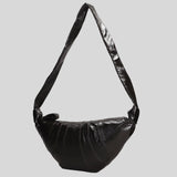 LEMAIRE Medium Croissant Bag Coated Cotton Truffle BG0001LF1329