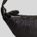 LEMAIRE Medium Croissant Bag Coated Cotton Truffle BG0001LF1329