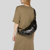 LEMAIRE Medium Croissant Bag Coated Cotton Truffle BG0001LF1329