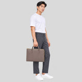LONGCHAMP Briefcase S Le Foulonné Laptop Bag Taupe L2115021