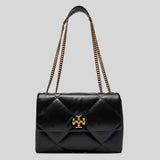 TORY BURCH Kira Diamond Quilt Convertible Shoulder Bag Black 154704