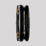 TORY BURCH Kira Diamond Quilt Convertible Shoulder Bag Black 154704