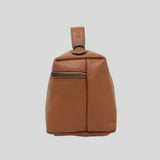LONGCHAMP Le Pliage Extra XS Vanity Leather Handbag Cognac 10187987