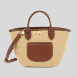 LONGCHAMP Le Pliage Collection XS Basket Crossbody Bag Brown 10307HGK