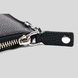MARC JACOBS Pebble Leather Wristlet Wallet Black 4R3SCP028S02