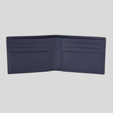 FERRAGAMO Classic Men's Leather Slim Bifold Wallet Midnight 775359