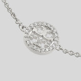 TORY BURCH Miller Pave Chain Bracelet Tory Silver 80997