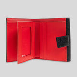 FERRAGAMO Gancini Compact Wallet Black 785777