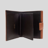 FERRAGAMO Gancini Compact Wallet Cognac 785779