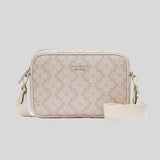 KATE SPADE Signature Spade Flower Mini Camera Bag Dark Beige Multi KK063