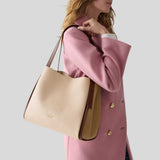 KATE SPADE Knott Colorblock Large Carryall Milk Glass Multi KM662