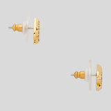 KATE SPADE Everyday Spade Pave Studs Clear/Gold O0RU3126