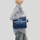 MARC JACOBS The Denim Chain Medium Tote Bag Dark Wash 2F4HTT018H05