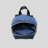 MARC JACOBS Nylon Jumbled Logo Small Backpack Azure Blue 4S4HBP002H02
