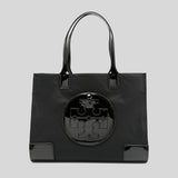 TORY BURCH Small Ella Patent Tote Bag Black 90482 lussocitta lusso citta Zalora lazada shopee amazon
