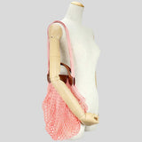 LONGCHAMP Le Pliage Filet L Mesh Bag Blush 10121HVH