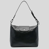LONGCHAMP Le Pliage Extra M Leather Hobo Black 10189987