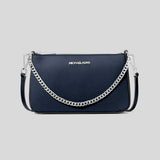 MICHAEL KORS Jet Set Medium Saffiano Leather Crossbody Bag Navy 35S0STVU6L