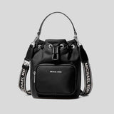 MICHAEL KORS Khai Small Nylon Bucket Bag Black 35T5S5FM1C