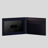 MICHAEL KORS Cooper Saffiano Leather Billfold Wallet With Passcase Navy 36S5LCOF2U