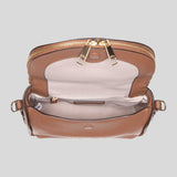 MARC JACOBS The Groove Leather Mini Messenger Bag Cognac 4S4HMS004H01