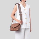 MARC JACOBS The Groove Leather Mini Messenger Bag Cognac 4S4HMS004H01