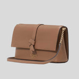 KATE SPADE Knott Flap Chain Crossbody Bag Warm Acorn KH154