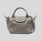 LONGCHAMP Le Pliage Extra XS Leather Handbag Turtledove L1500987