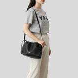 A.P.C. Ninon Drawstring Bag Black PUAAT-F61583