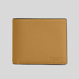 COACH Compact ID Wallet In Sport Calf Leather Flax 74991