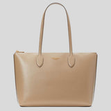 KATE SPADE Bleecker Large Zip-top Tote Timeless Taupe KC923