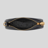 KATE SPADE Double Up Pebbled Leather Crossbody Bag Black KD648