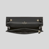 KATE SPADE Perry Leather Crossbody Bag Black KG029