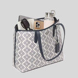 KATE SPADE Spade Flower PVC Tote Black Multi KG086
