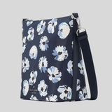 KATE SPADE Chelsea Floral Duffle Crossbody Bag Blue Multi KG458
