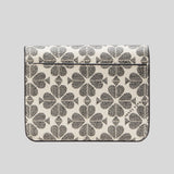 KATE SPADE Signature Spade Flower Small Bifold Wallet Black Multi KG493