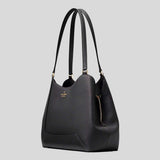 KATE SPADE Lena Triple Compartment Shoulder Bag Black KH435