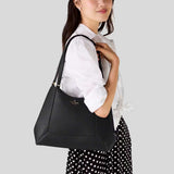 KATE SPADE Lena Triple Compartment Shoulder Bag Black KH435