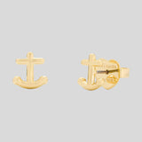 KATE SPADE Away We Go Anchor Studs Gold KH494