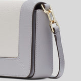 KATE SPADE Lena Colorblock Mini Flap Crossbody Mountain Grey Multi KH792