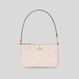 KATE SPADE Spade Flower Convertible Wristlet Rose Smoke KI378