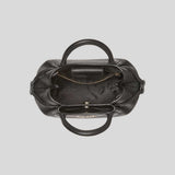 KATE SPADE Dumpling Pebbled Leather Mini Triple Compartment Satchel Black KI859
