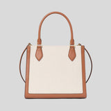KATE SPADE Ellie Canvas Small Tote Warm Gingerbread Multi KK098