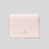 KATE SPADE Kayla Embellished Hardware Small L-Zip Wallet Powdered Sugar KK113