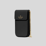 KATE SPADE Madison Phone Crossbody Bag Black KK152
