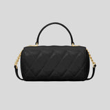 KATE SPADE Heart Barrel Quilted Crossbody Bag Black KK175