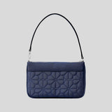 KATE SPADE Spade Flower Quilted Fabric Convertible Wristlet Parisian Navy KK255