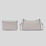 KATE SPADE Double Up Webbed Strap Crossbody Bag Nimbus Grey KK759